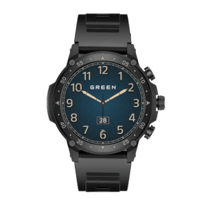 Green Vortex Metallic Fitness Smartwatch - Image 3