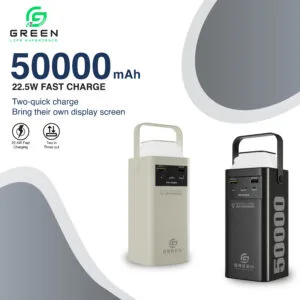 Green Turbo-50 50000mAh Powerbank with 22.5W Fast Charging - Image 8