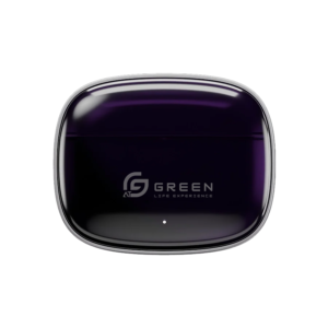 Green Airbeat 320 Deep Slate Blue closed charging case