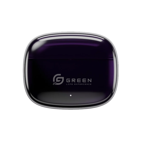 Green Airbeat 320 Deep Slate Blue closed charging case