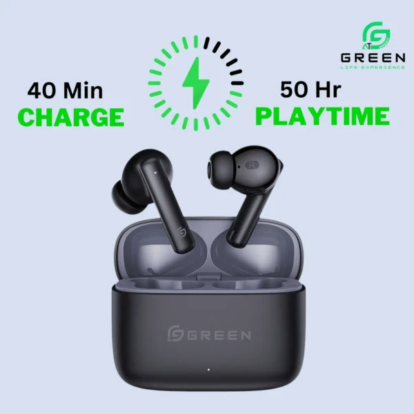 Green Leaf-161 with approximately 40-minute case charging and 50-hour total playback