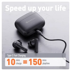 Green Leaf-161 providing 150 minutes of playback from a 10-minute charge