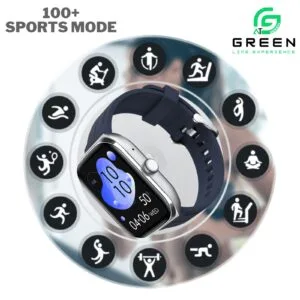 Green Vision Fit Smartwatch with 2.04” AMOLED Display - Image 4