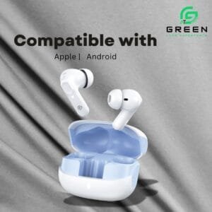 Green Airbeat-520 Dual Mic ENC Earbuds - Image 10