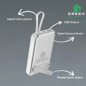 Green Mag Booster 10000mAh MagSafe Powerbank - Image 6