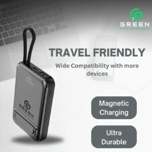 Green Mag Booster 10000mAh MagSafe Powerbank - Image 8