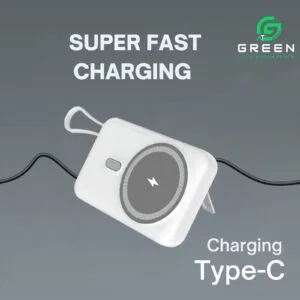 Green Mag Booster 10000mAh MagSafe Powerbank - Image 9