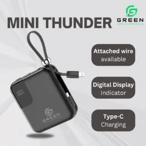Green Mini Thunder Power Bank - Image 6