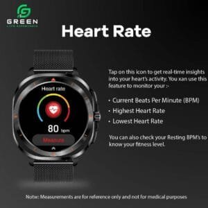 Green Squaro Luxury AMOLED AI Smartwatch - Image 7