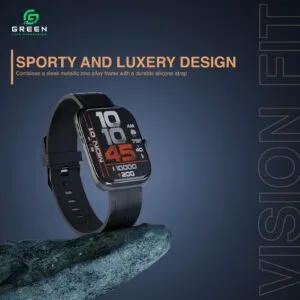 Green Vision Fit Smartwatch with 2.04” AMOLED Display - Image 7