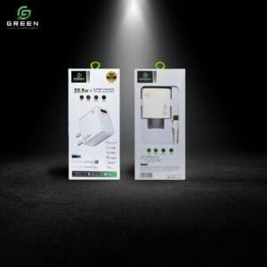 Green UV-22.5 Charger with QC3.0 & USB Cable - Image 2