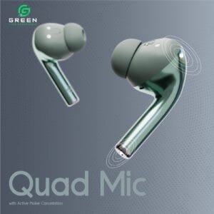 Green Buds Ultra ANC (UP to 32 dB) Earbuds - Image 5