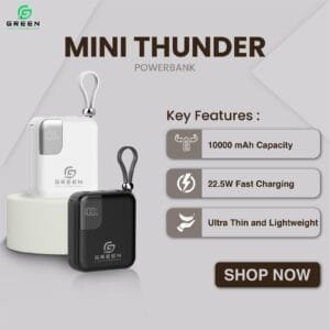 Green Mini Thunder Power Bank - Image 9