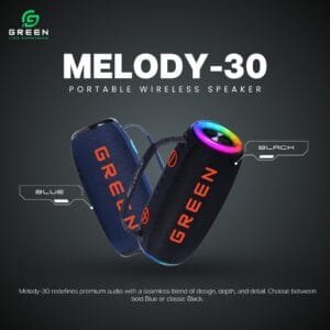 Green Melody-30 Portable Wireless Speaker - Image 3