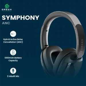 Green Symphony ANC Headphone with Hybrid ANC - Image 11