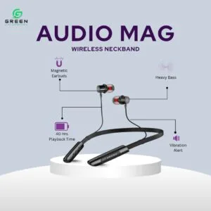 Green Audio Mag Neckband - Image 2