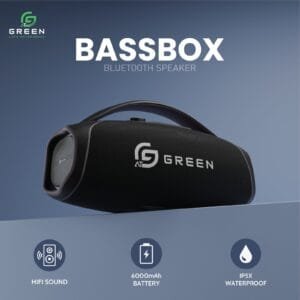 Green Bassbox Wireless Speaker - Image 2