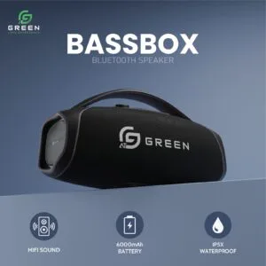 Green Bassbox Wireless Speaker - Image 2
