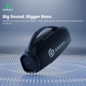 Green Bassbox Wireless Speaker - Image 5