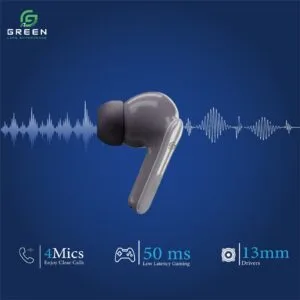 Green Airbeat 320 True ENC Wireless Earbuds - Image 6