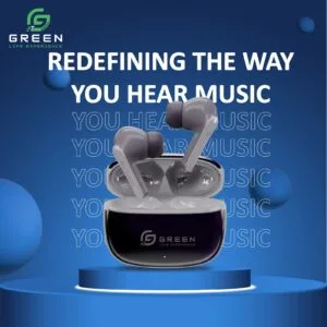 Green Airbeat 320 True ENC Wireless Earbuds - Image 8