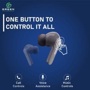 Green Airbeat 320 True ENC Wireless Earbuds - Image 10