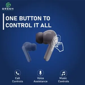 Green Airbeat 320 True ENC Wireless Earbuds - Image 10