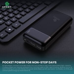 Green Power Boost 20000mAh Powerbank - Image 5