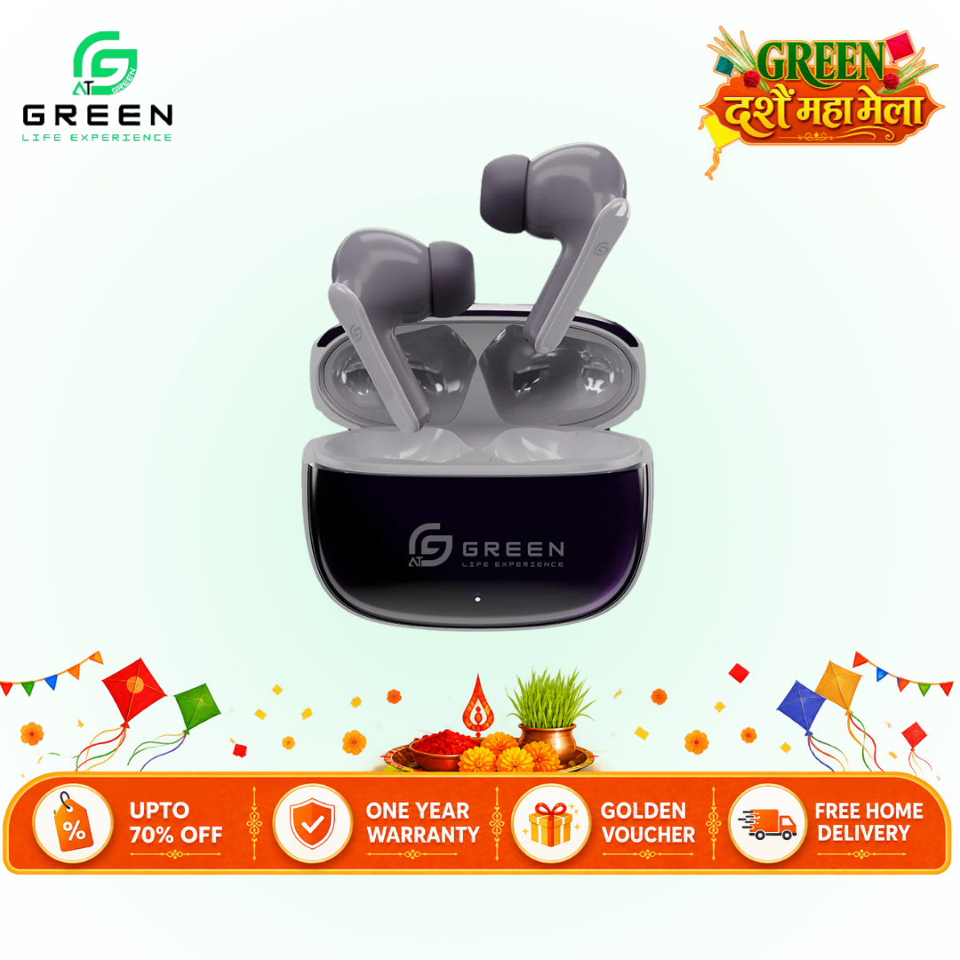 Green Airbeat-320 Earbuds