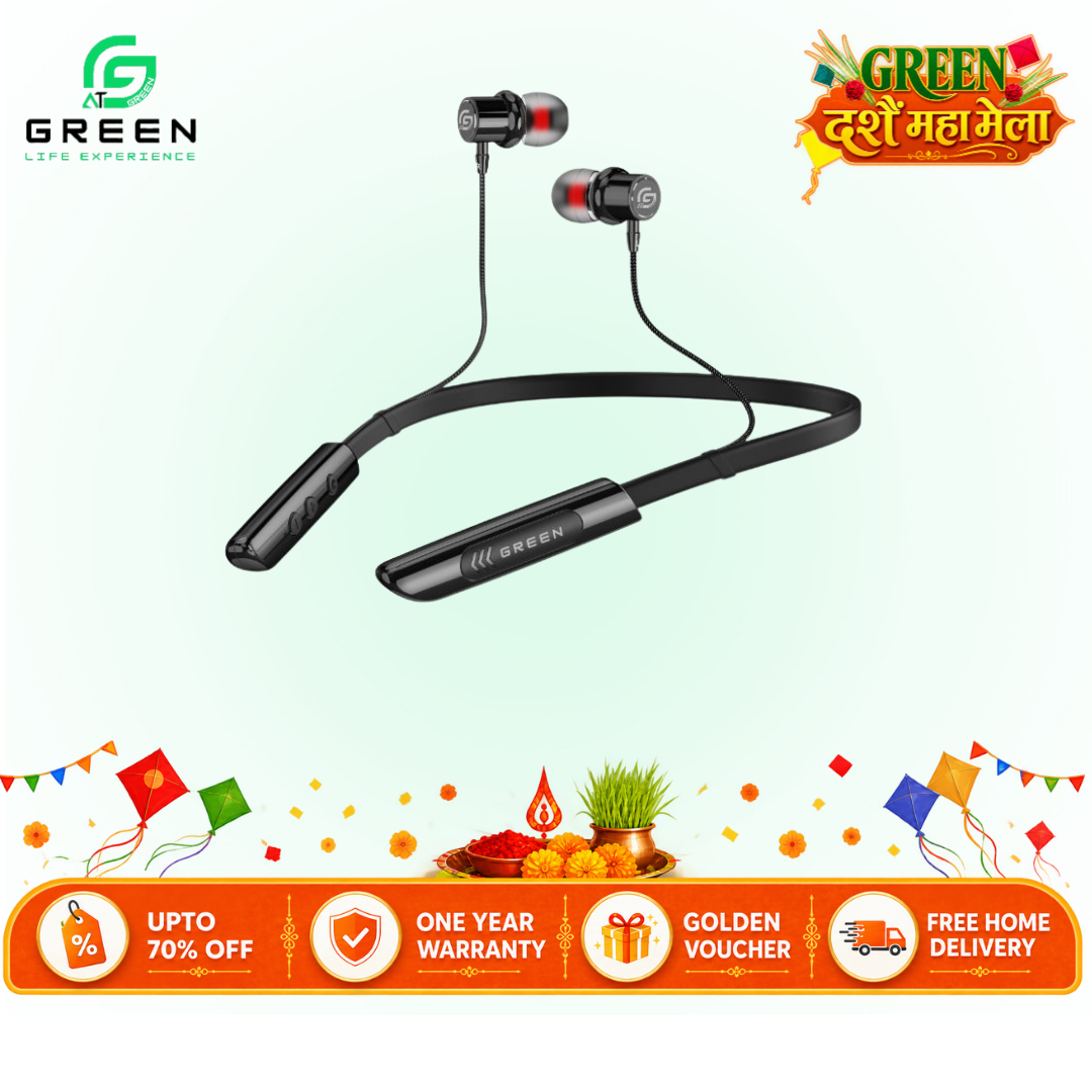 Green Audio Mag Neckband