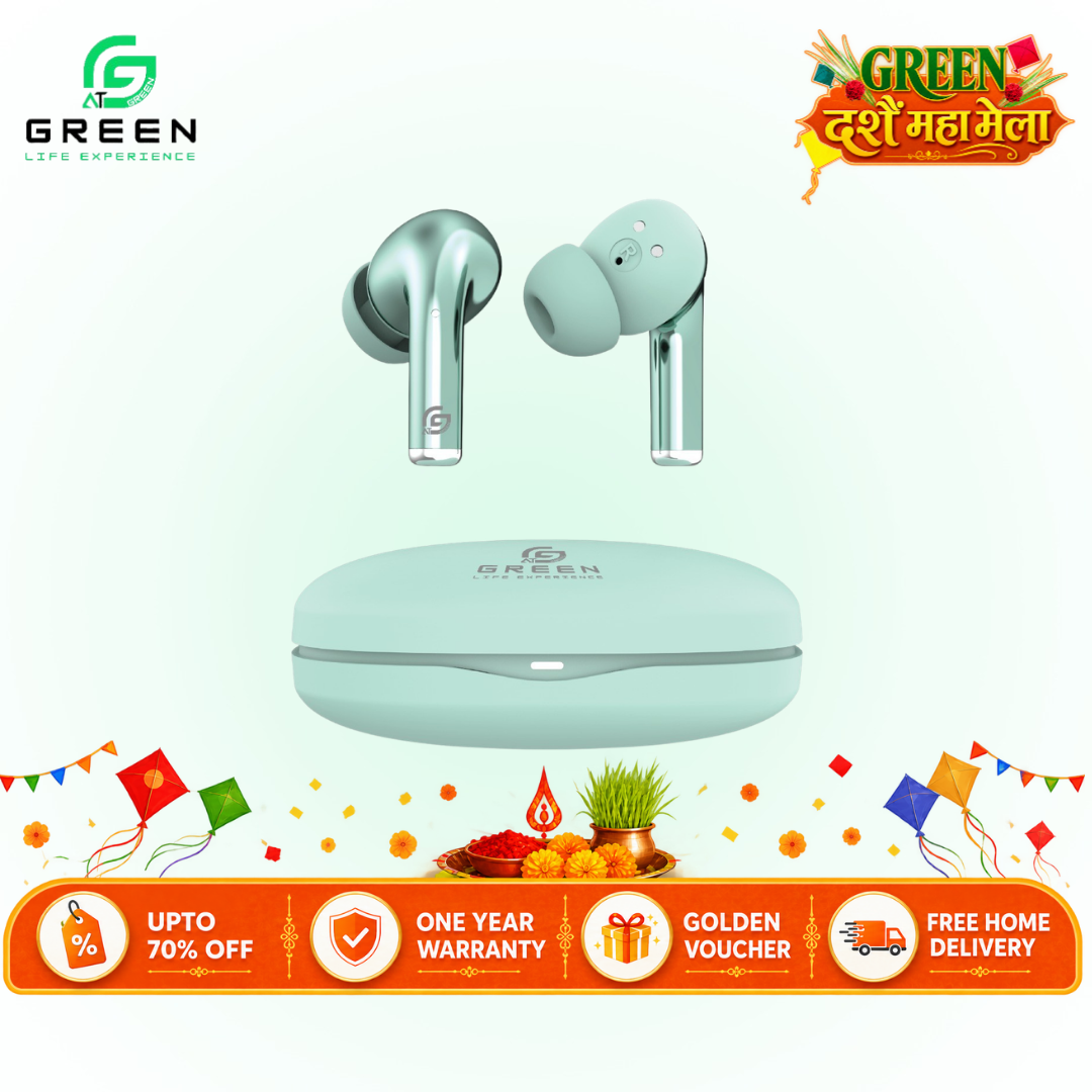 Green Ultra ANC Earbuds
