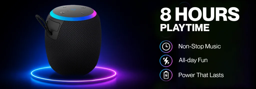 green life experience_Green_Melody-15 Pro_Speaker_8 Hours Playtime_Product banner
