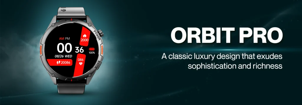 green life experience_Green_Orbit Pro_Smartwatch_Classic luxury design_Product banner