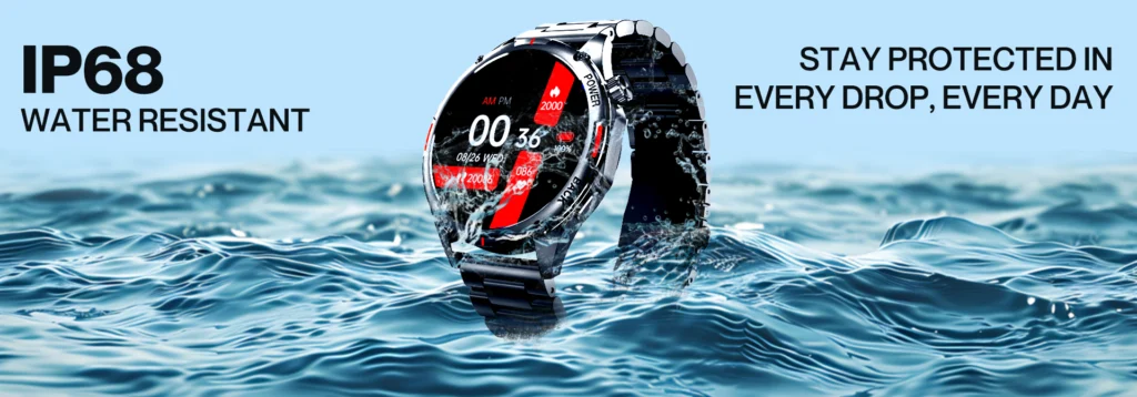 green life experience_Green_Orbit Pro_Smartwatch_IP68 Water resistant_Product banner