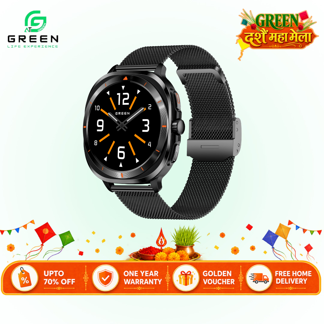 Green Squaro Smartwatch