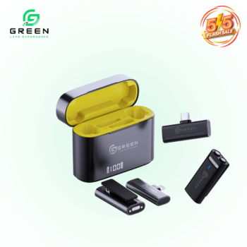 Green Vocalcore Wireless Noise Cancellation Mic
