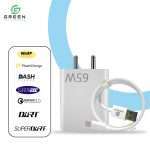 Green Combo Thunder x4 Powerbank & UV-65 Charger