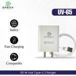 Green Combo Thunder x4 Powerbank & UV-65 Charger