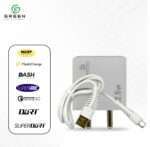 Green Combo Turbo-20 Powerank & UV-22.5 Type-c Charger