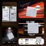 Green Combo Turbo-20 Powerank & UV-22.5 Type-c Charger