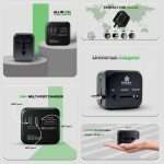 Green ADP‑20 Universal Travel Adapter pic-93
