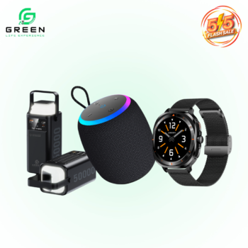 Green Combo Plus | Squaro Smartwatch | Melody-15 Pro Bluetooth Speaker And Turbo-50 50000mAh pic-900