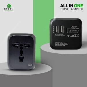 Green ADP-20 Universal Travel Adapter with 20W PD Fast Charging - Image 7