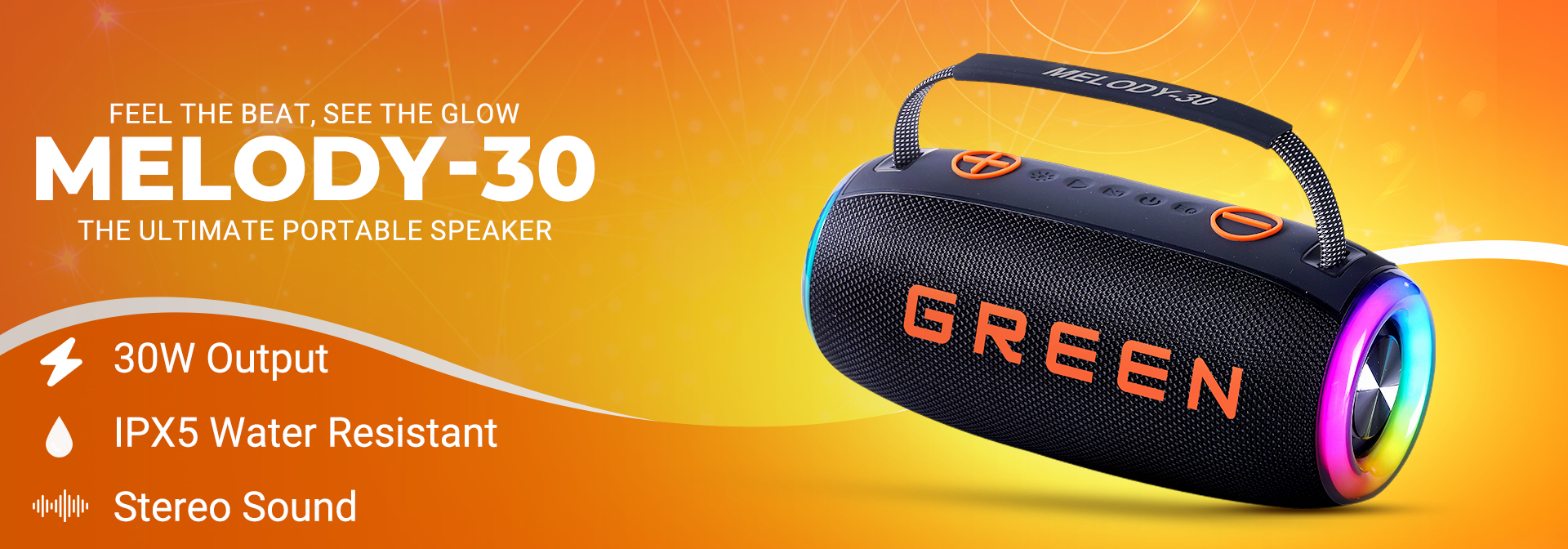 green life experience_Green_melody-30 speaker_Product banner