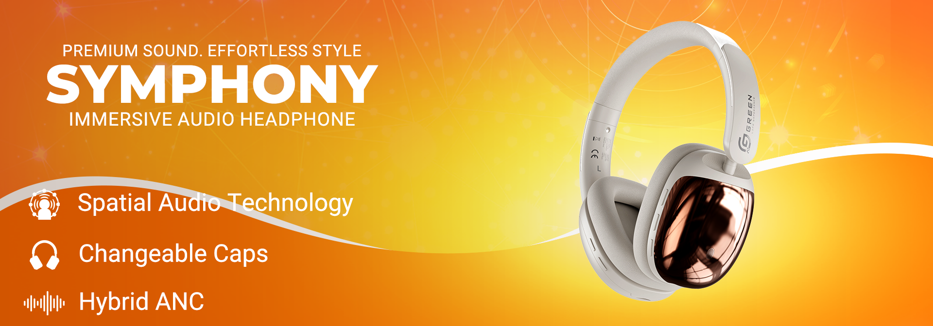 green life experience_Green_symphony headphone_Product banner