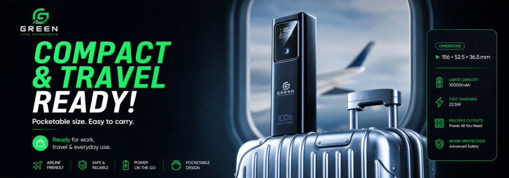 Green Life Experience Powermax-100 Laptop/Mobile Powerbank Banner image 1