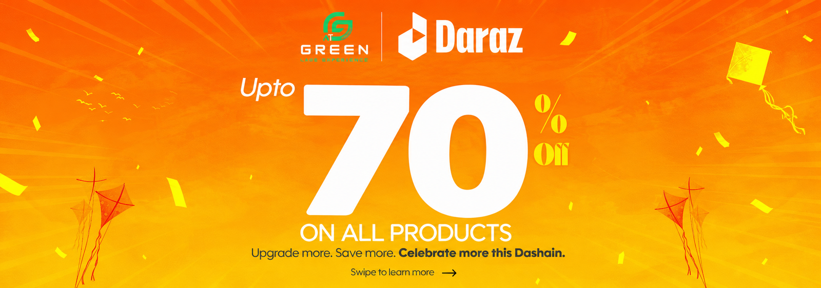 Green Dashain Mahamela 70 percent off