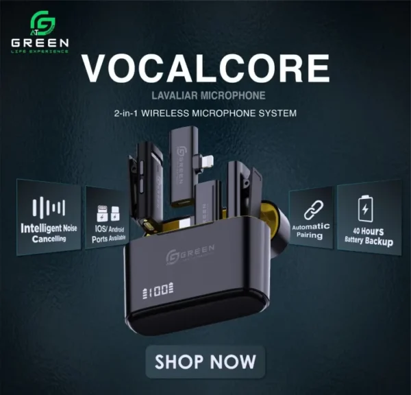 Green Life Experience Vocalcore mic 1