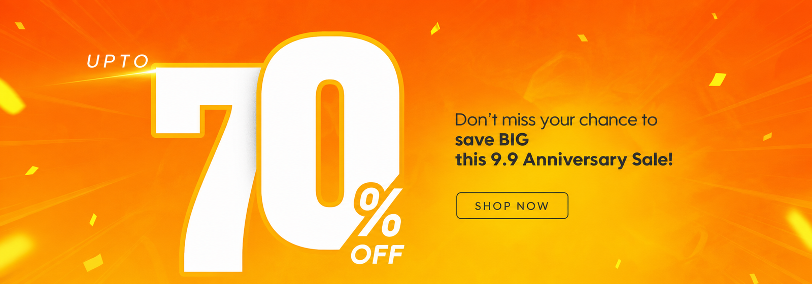 Green Life Experience 9.9 Campaign Image 70% off