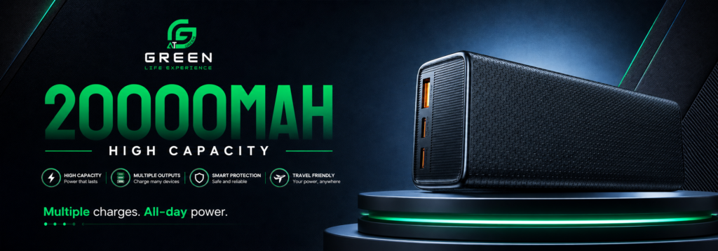 Green Life Experience Powermax-100 Laptop/Mobile Powerbank Banner image 2